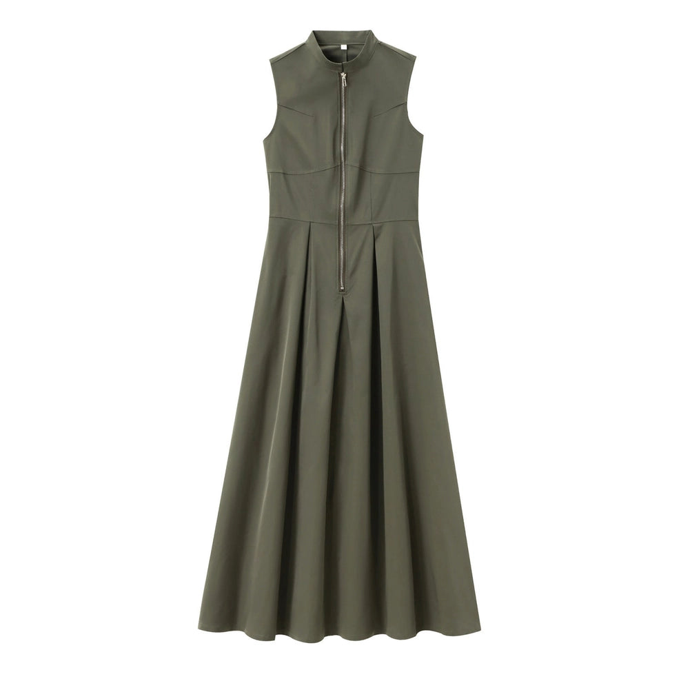 Chic European Style Midi Dress Effortless Elegance
