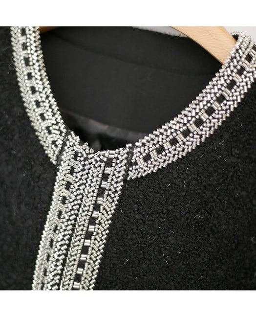 Pearl Knitwear Cardigan For Women Elegant Sweater