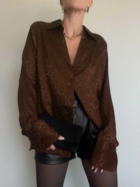 Jacquard Button Up Shirt