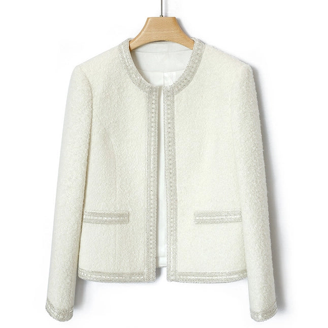 Pearl Knitwear Cardigan For Women Elegant Sweater