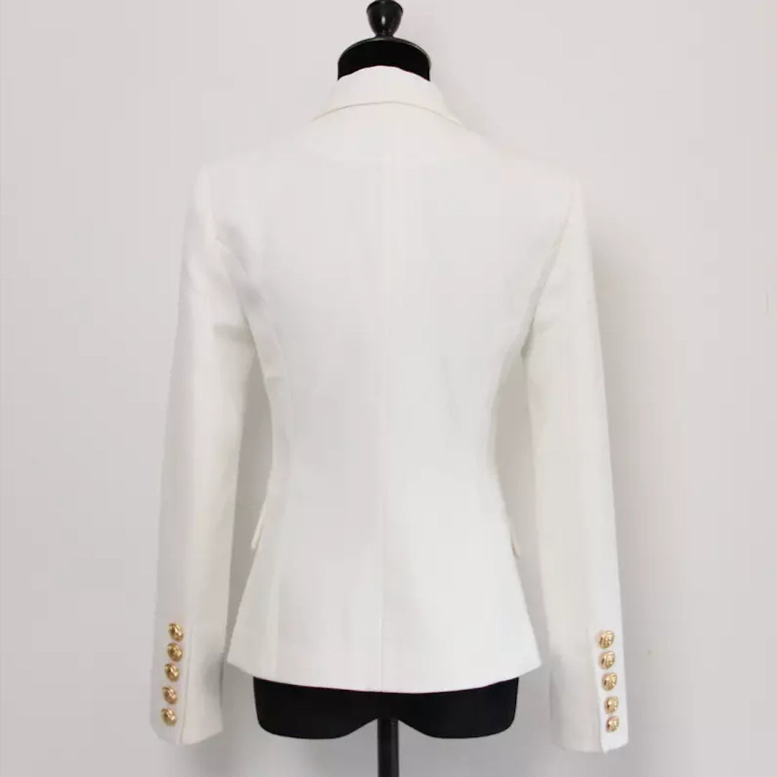 Tanya White Double Breasted Blazer