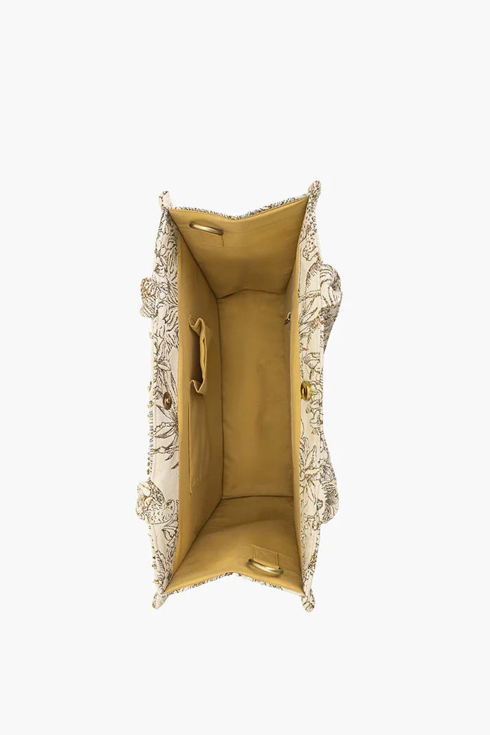Wildscape Emnbelished Tote
