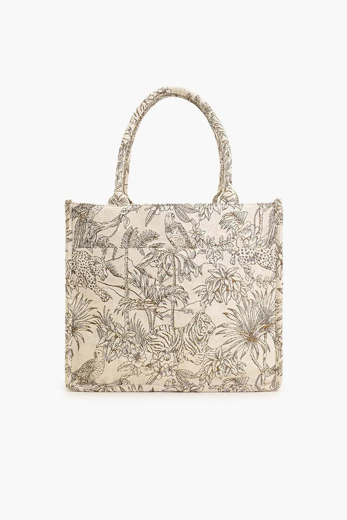 Wildscape Emnbelished Tote