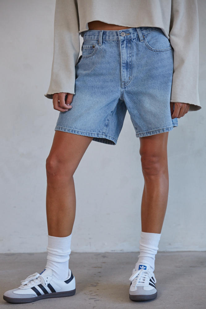 Miles On It Denim Shorts