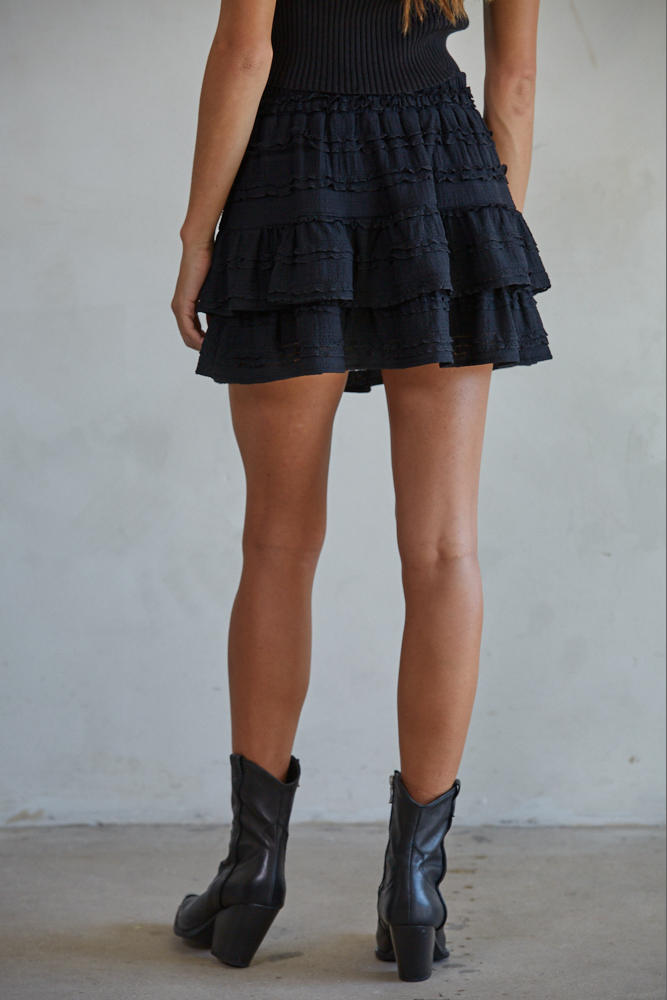 Jane Ruffle Mini Skort