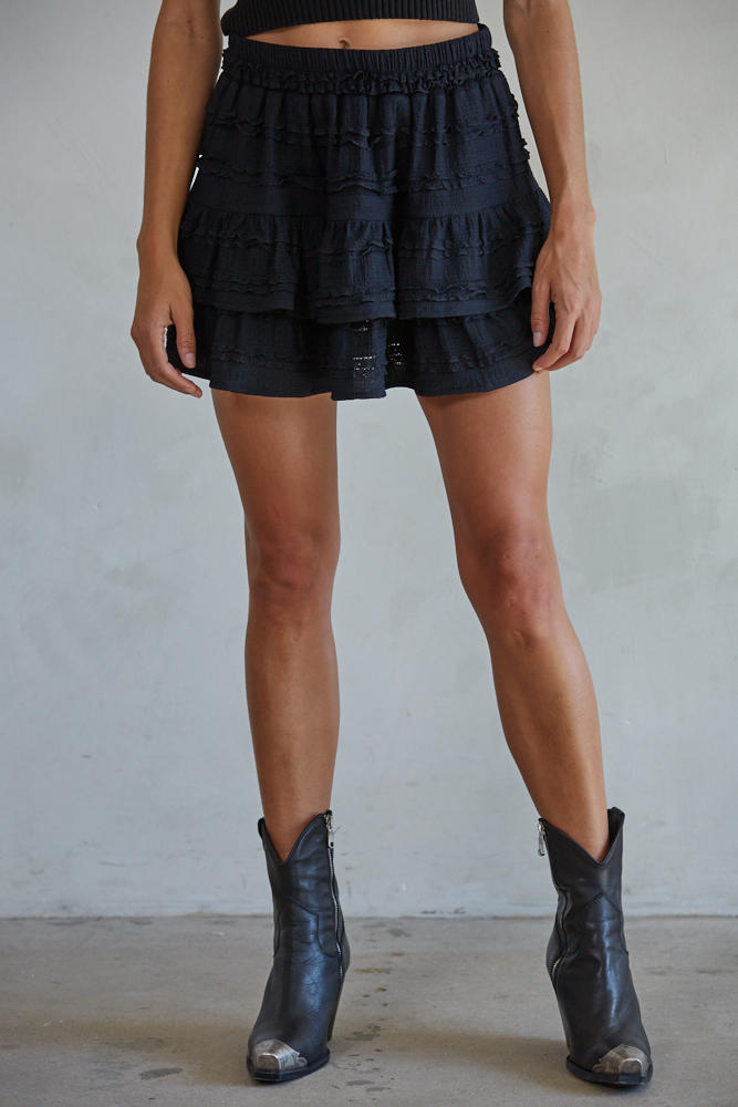 Jane Ruffle Mini Skort
