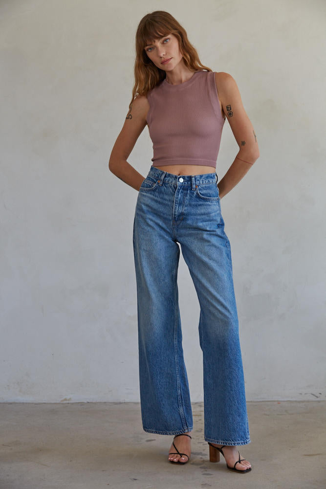 Finely Ribbed Muscle Tank