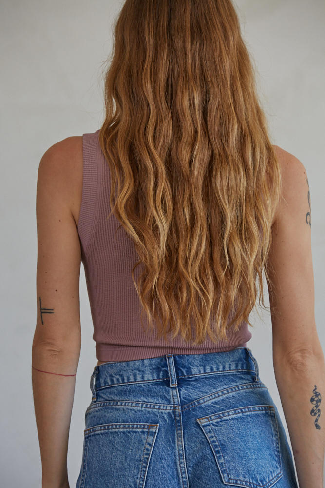 Finely Ribbed Muscle Tank