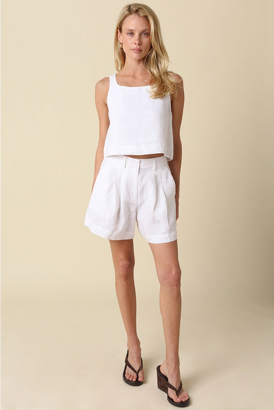 Linen Tailored Shorts