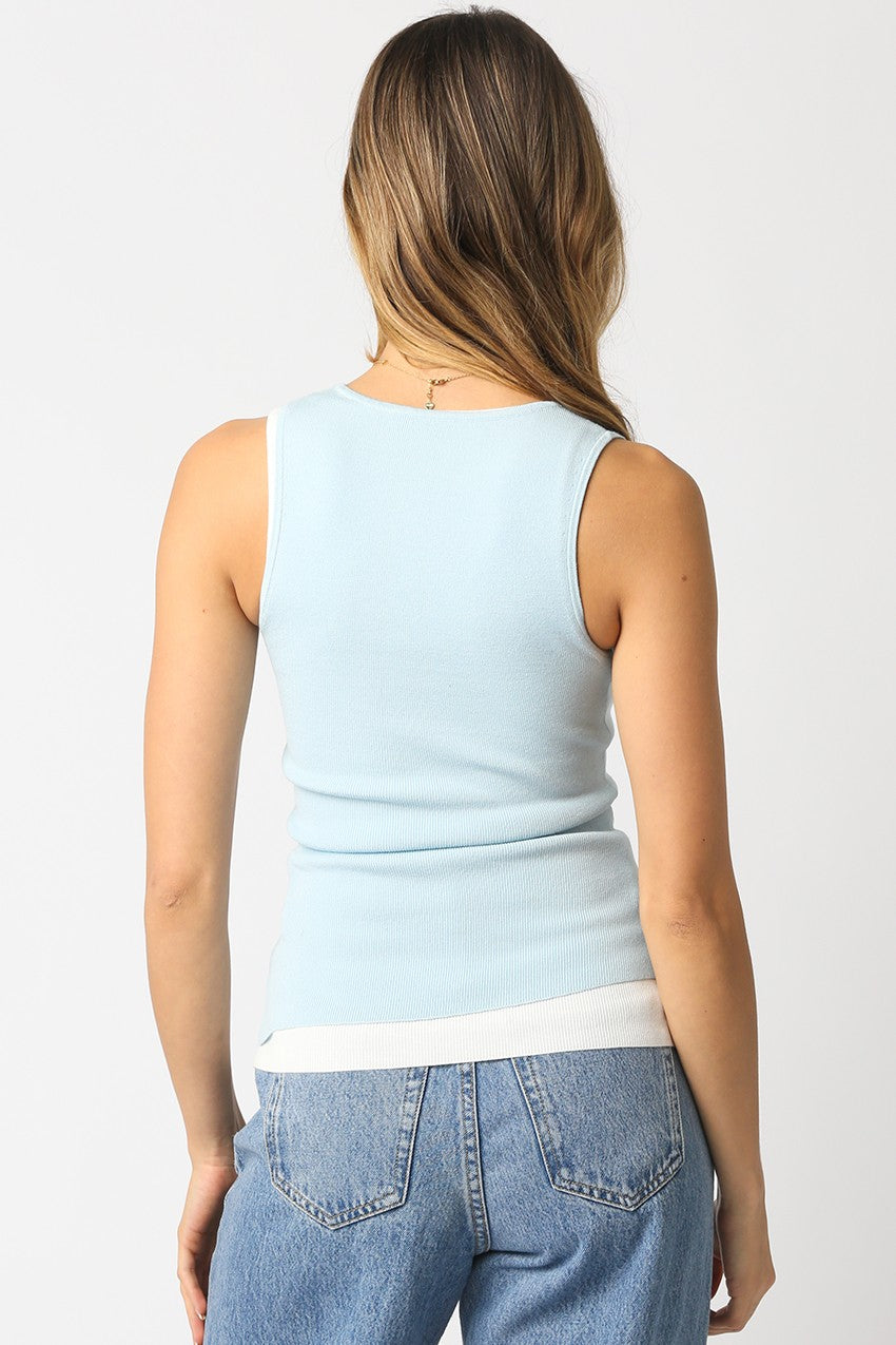 Jordyn layered tank top