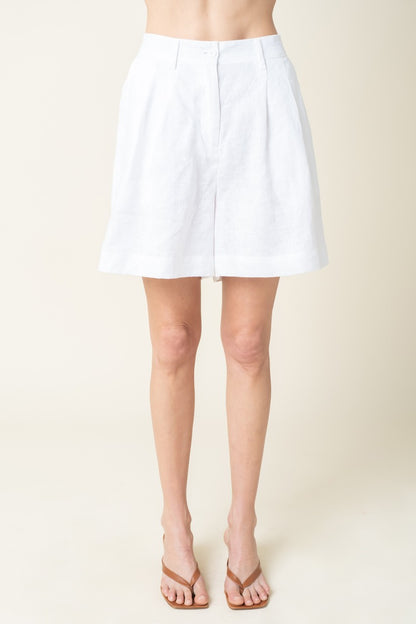 Essential flow linen shorts