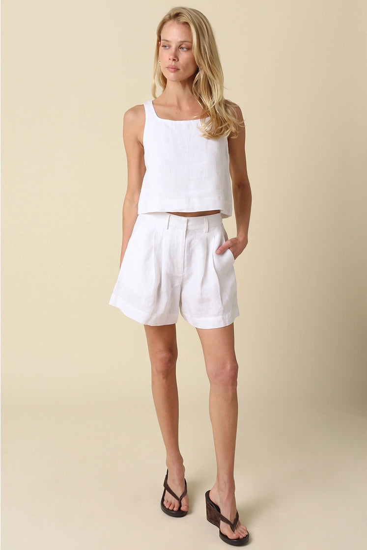 Linen Tailored Shorts