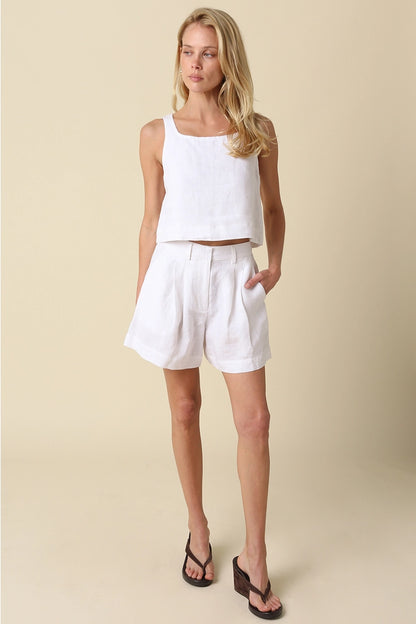 Linen Tailored Shorts