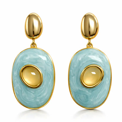 Light Blue Drop Earring