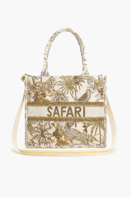 Wildscape Emnbelished Tote