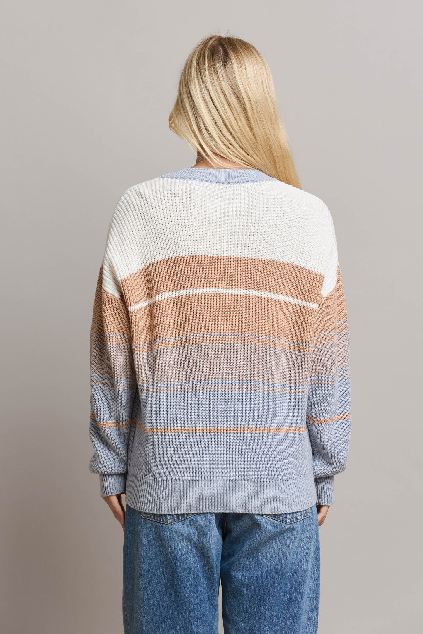 Ombre Stripe Sweater Cardigan