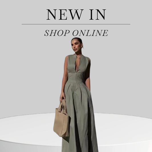 Chic European Style Midi Dress Effortless Elegance