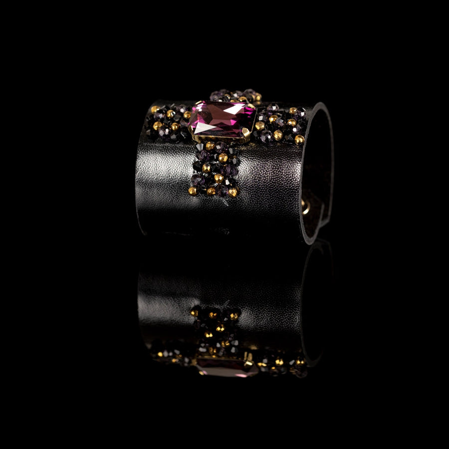 Cross Crystal Cuff