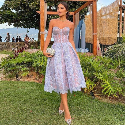 Lace Embroidered Bodycon Dress