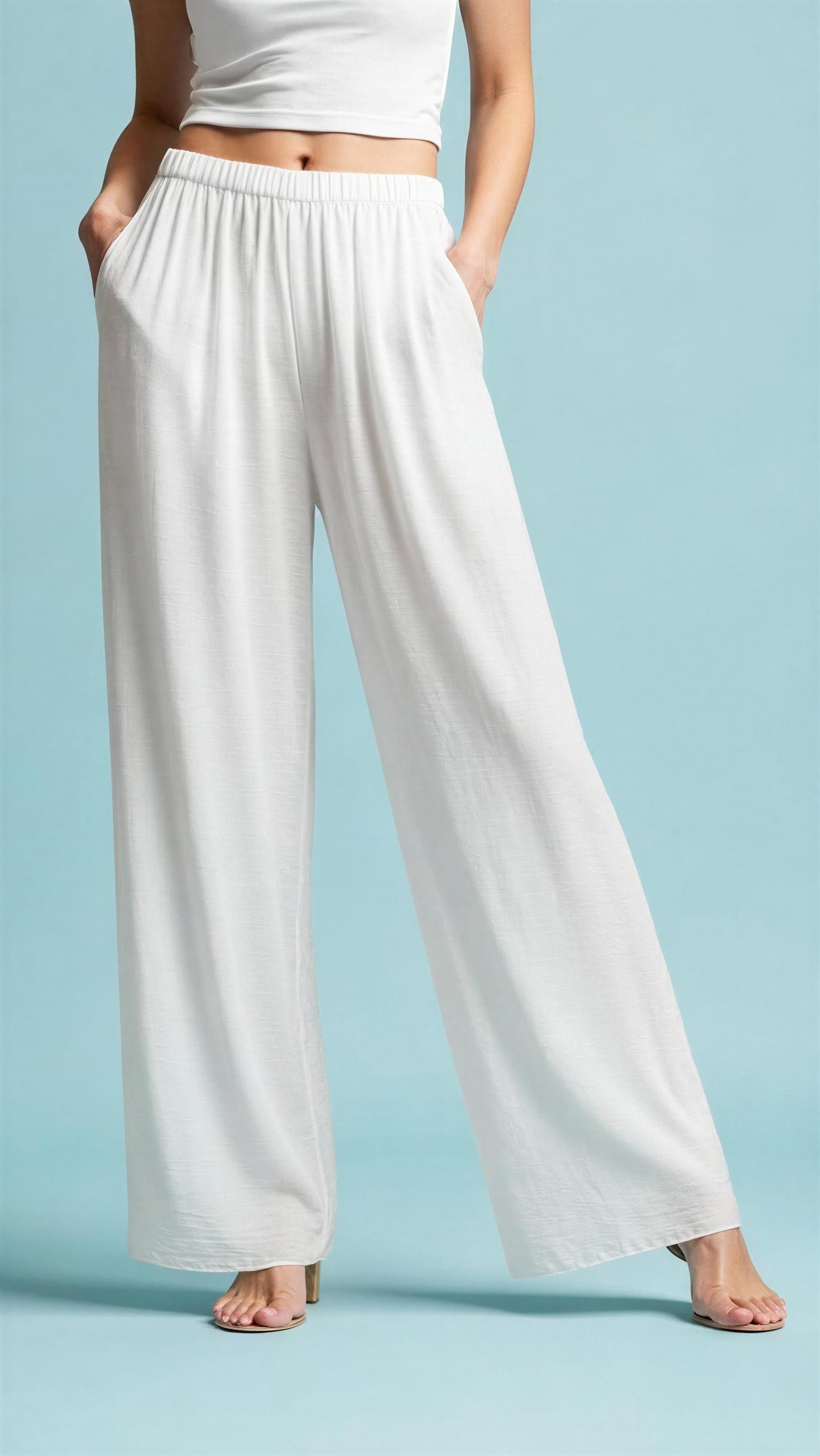 long silk pant
