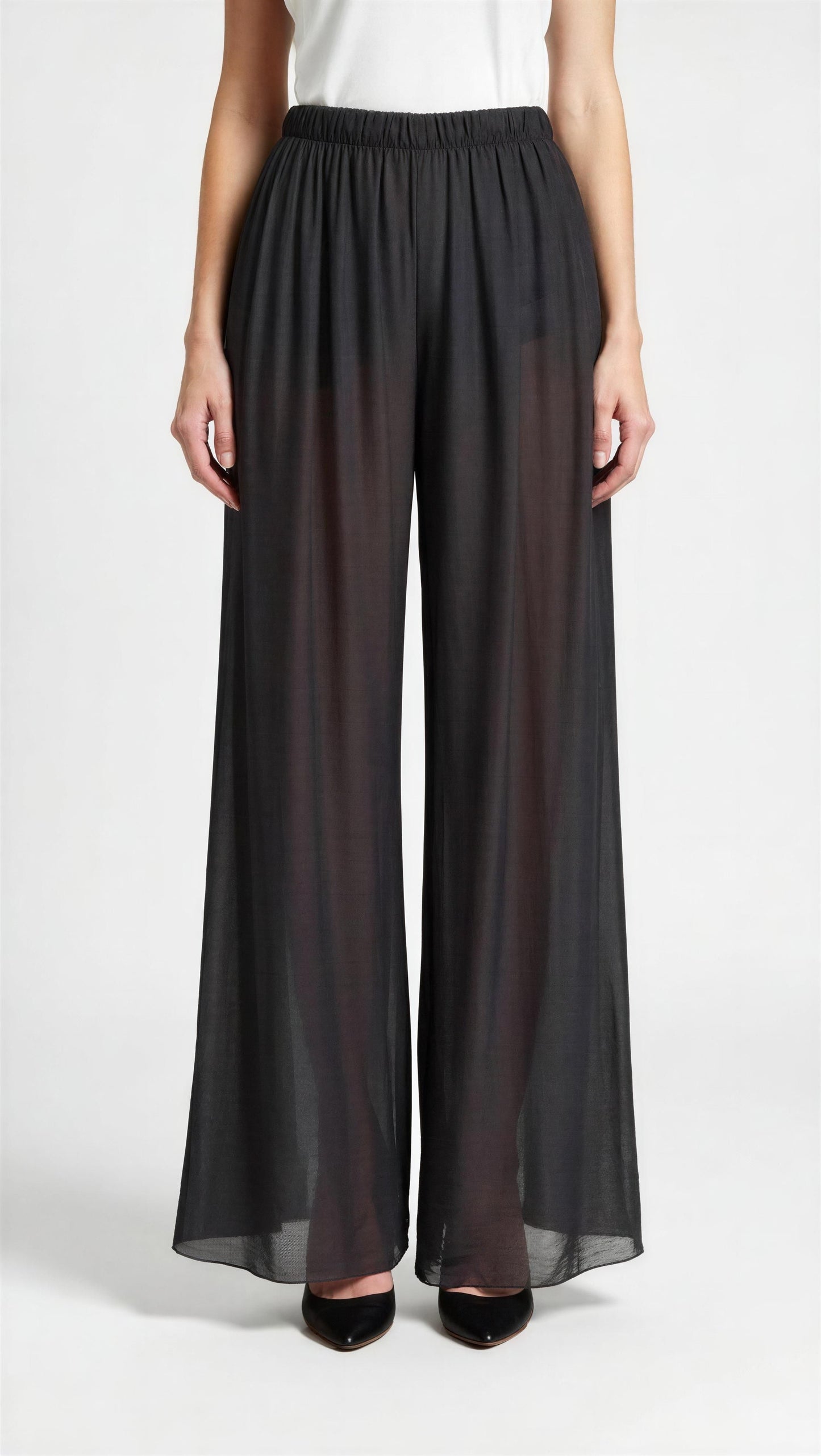 long silk pant