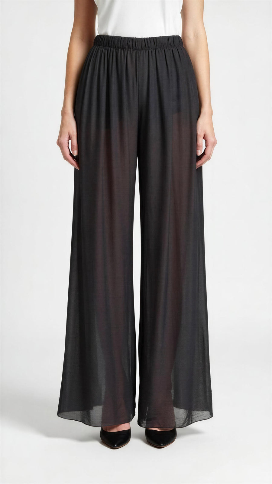 long silk pant