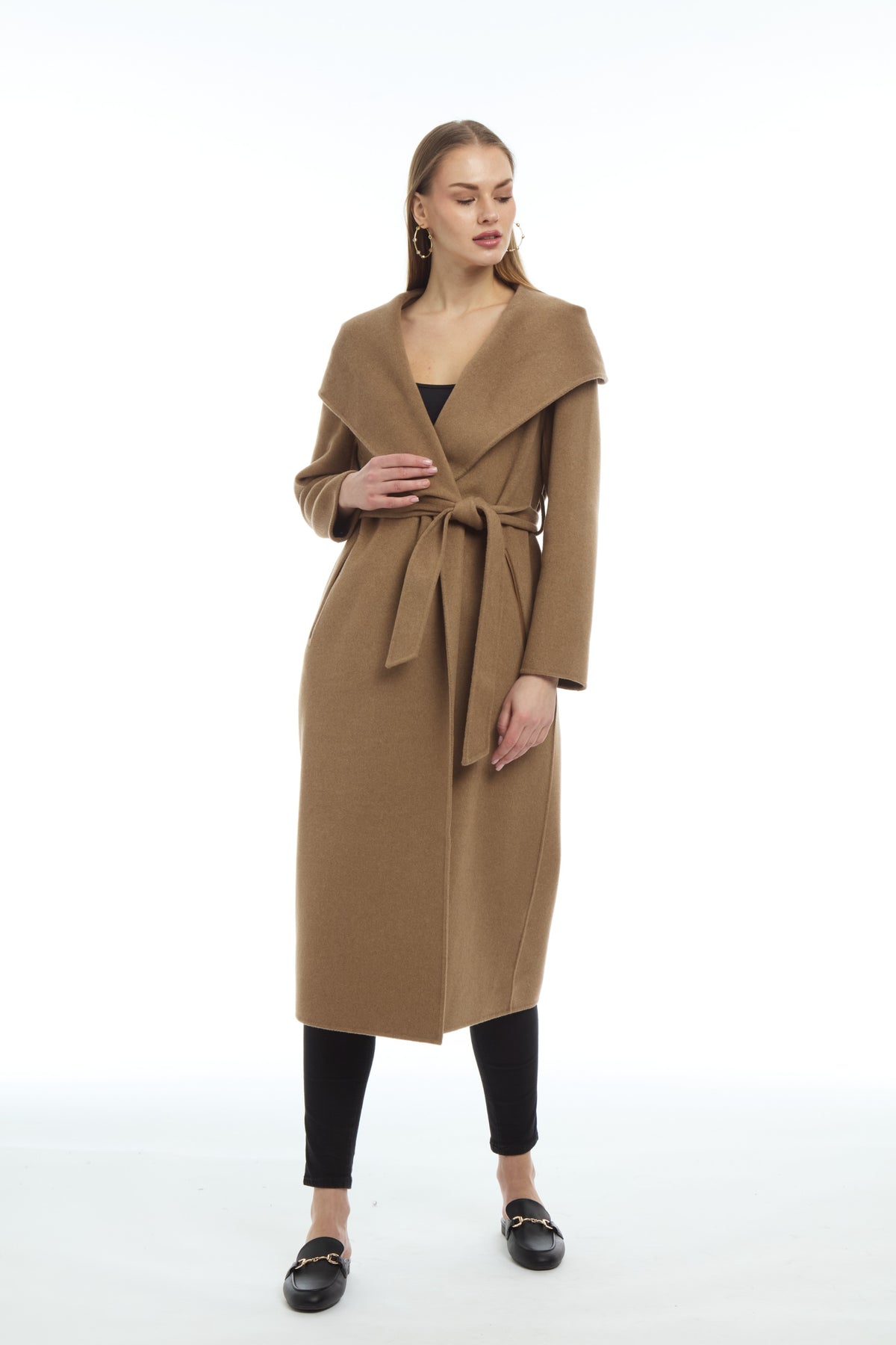vuiton wrap cardigan coat